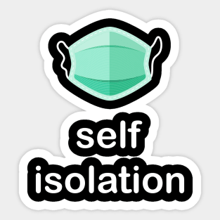 Self isolation Sticker